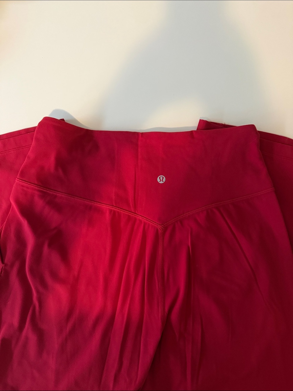 lululemon athletica Bright Red High-Rise capris with Side Pockets - Picture 2 of 5